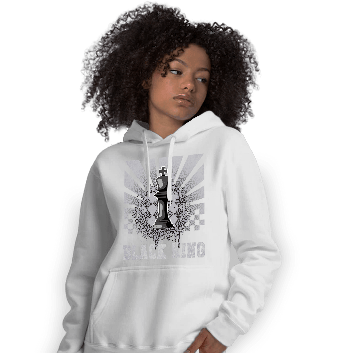 Off Noir 3s Hoodie Match Black King Collection - NastyJamz