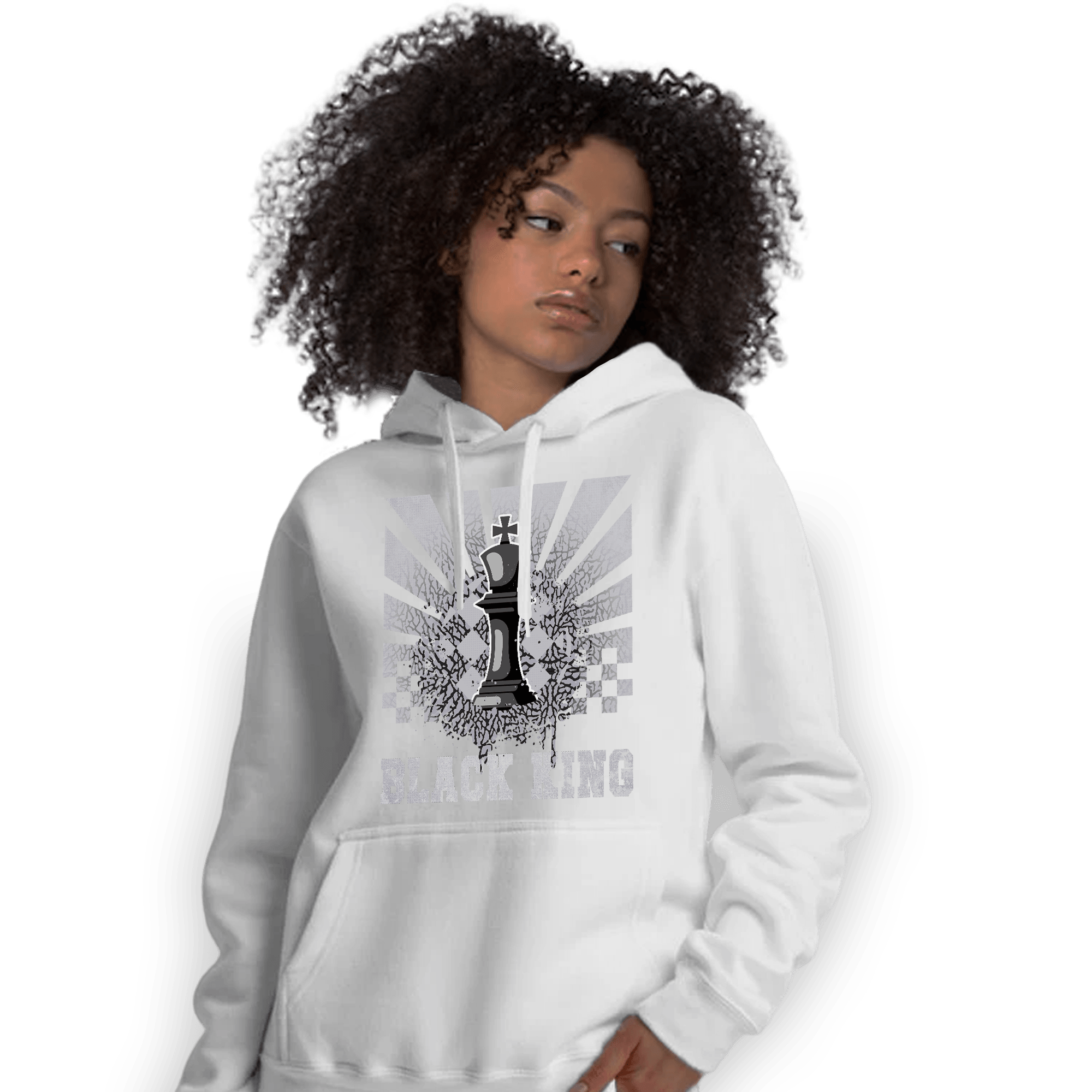 Off Noir 3s Hoodie Match Black King Collection - NastyJamz