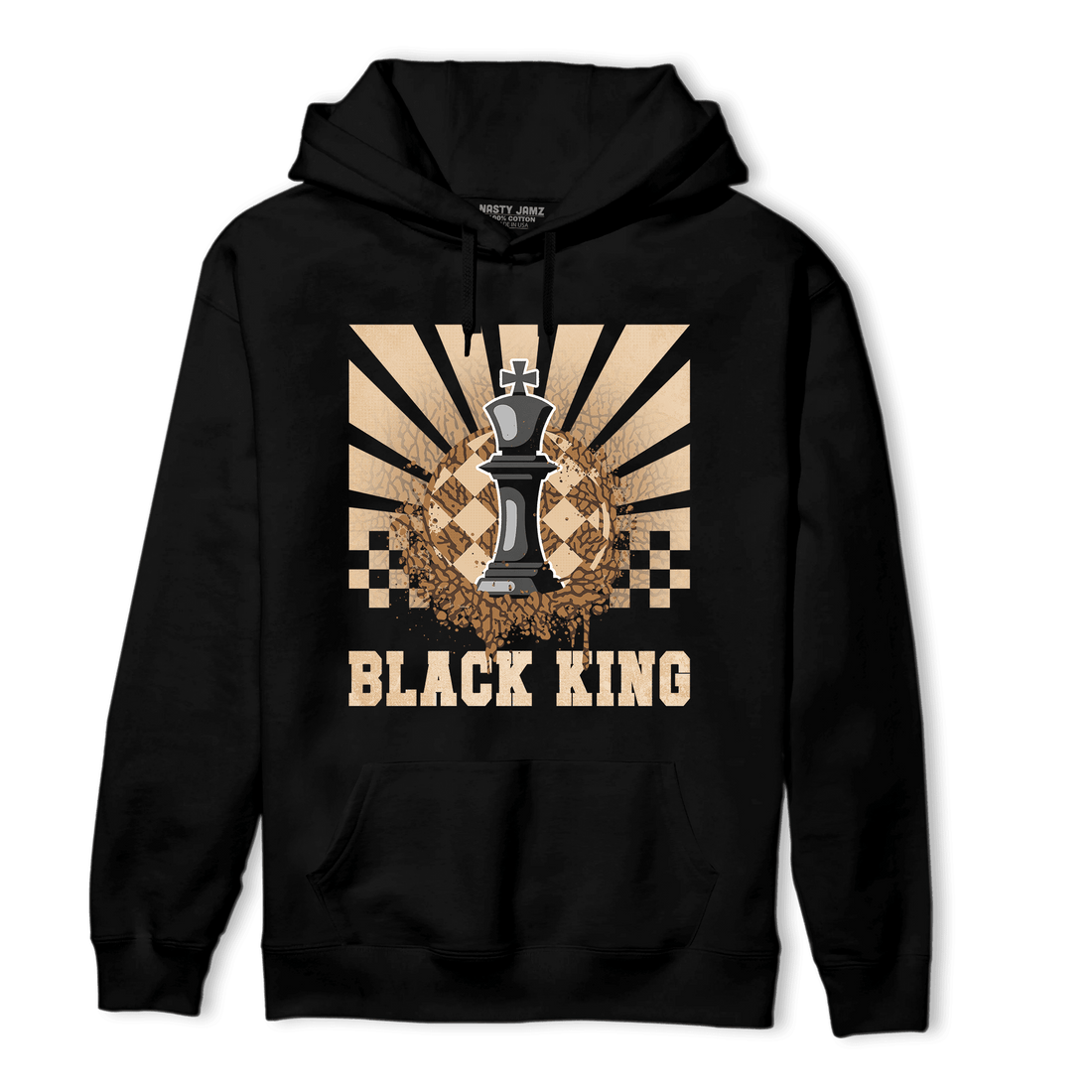 Palomino 3s Hoodie Match Black King Collection - NastyJamz