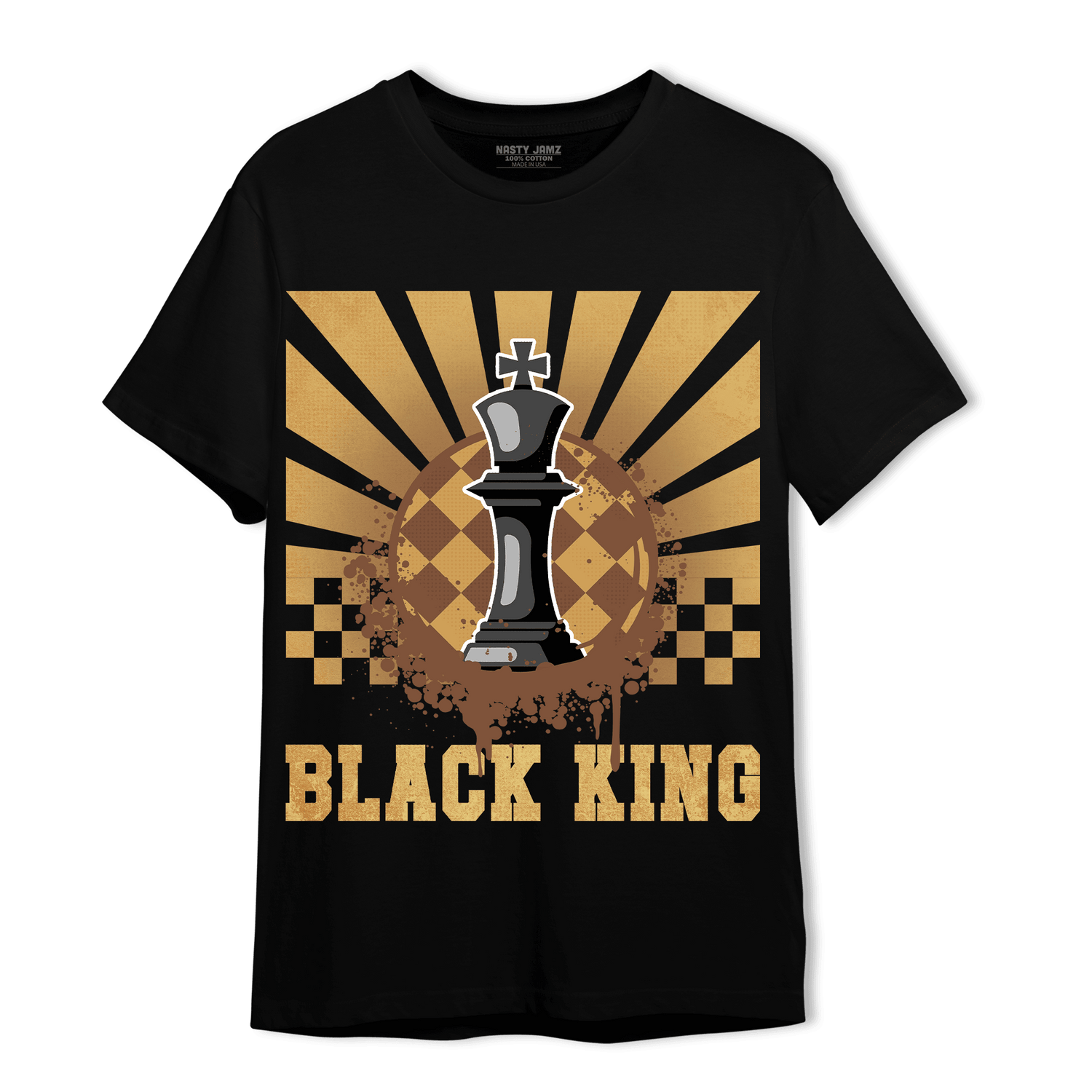 Cacao Wow 4s T Shirt Match Black King Collection - NastyJamz