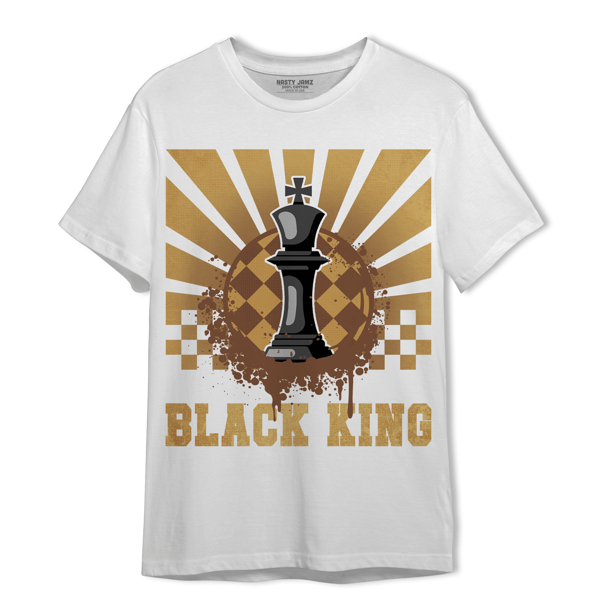 Cacao Wow 4s T Shirt Match Black King Collection - NastyJamz