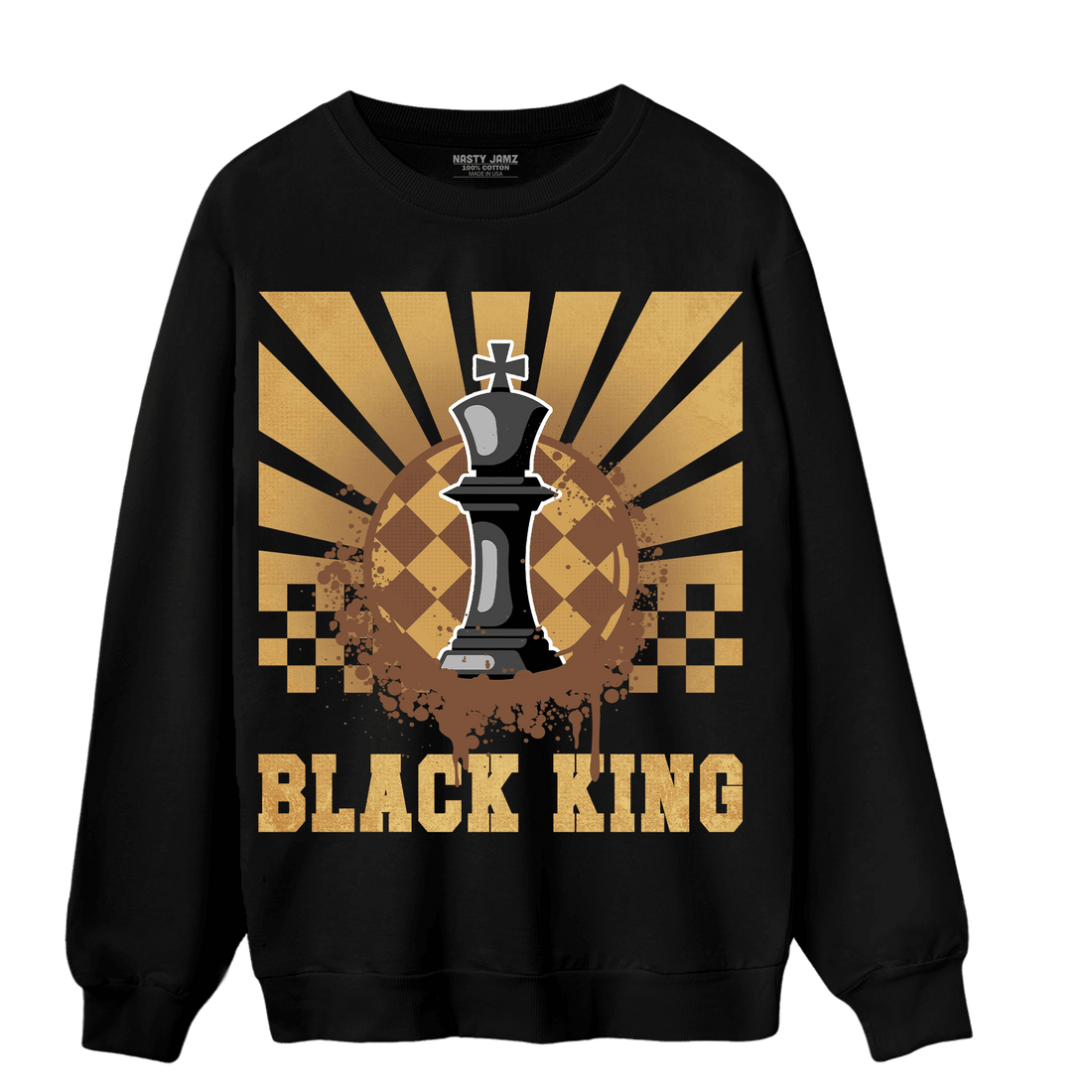 Cacao Wow 4s Sweatshirt Match Black King Collection - NastyJamz
