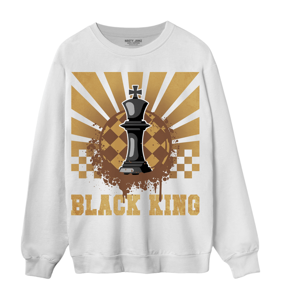Cacao Wow 4s Sweatshirt Match Black King Collection - NastyJamz