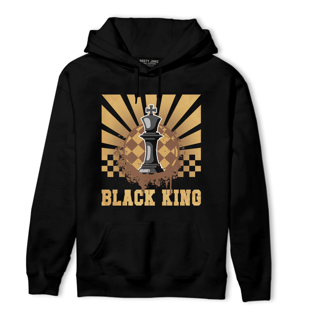 Cacao Wow 4s Hoodie Match Black King Collection - NastyJamz