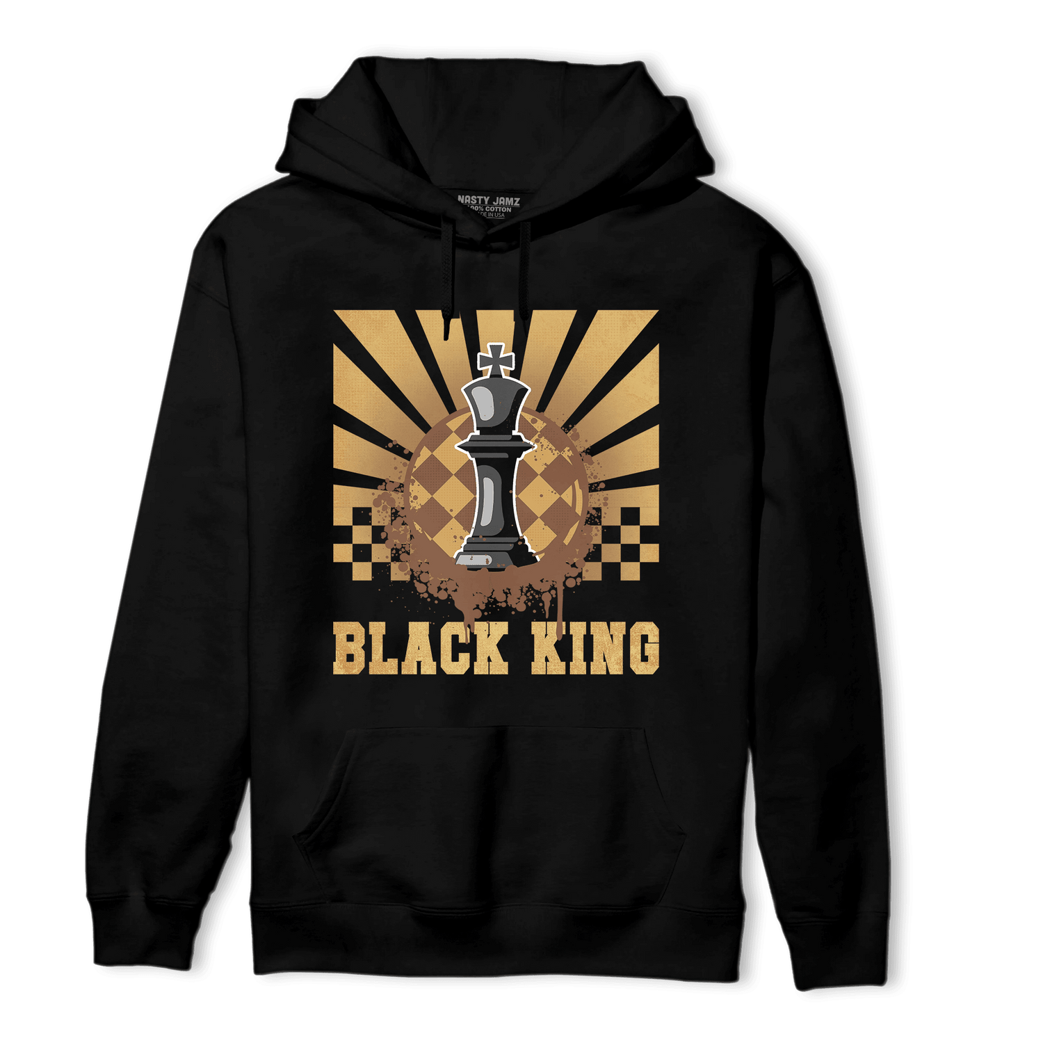 Cacao Wow 4s Hoodie Match Black King Collection - NastyJamz