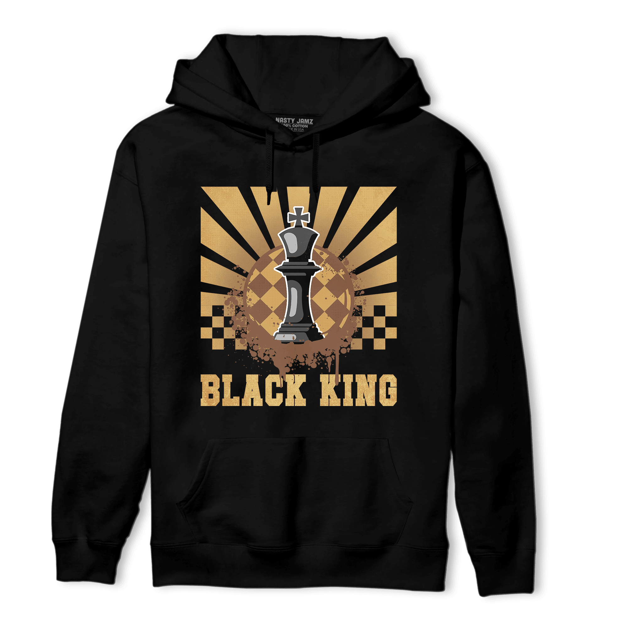 Cacao Wow 4s Hoodie Match Black King Collection - NastyJamz