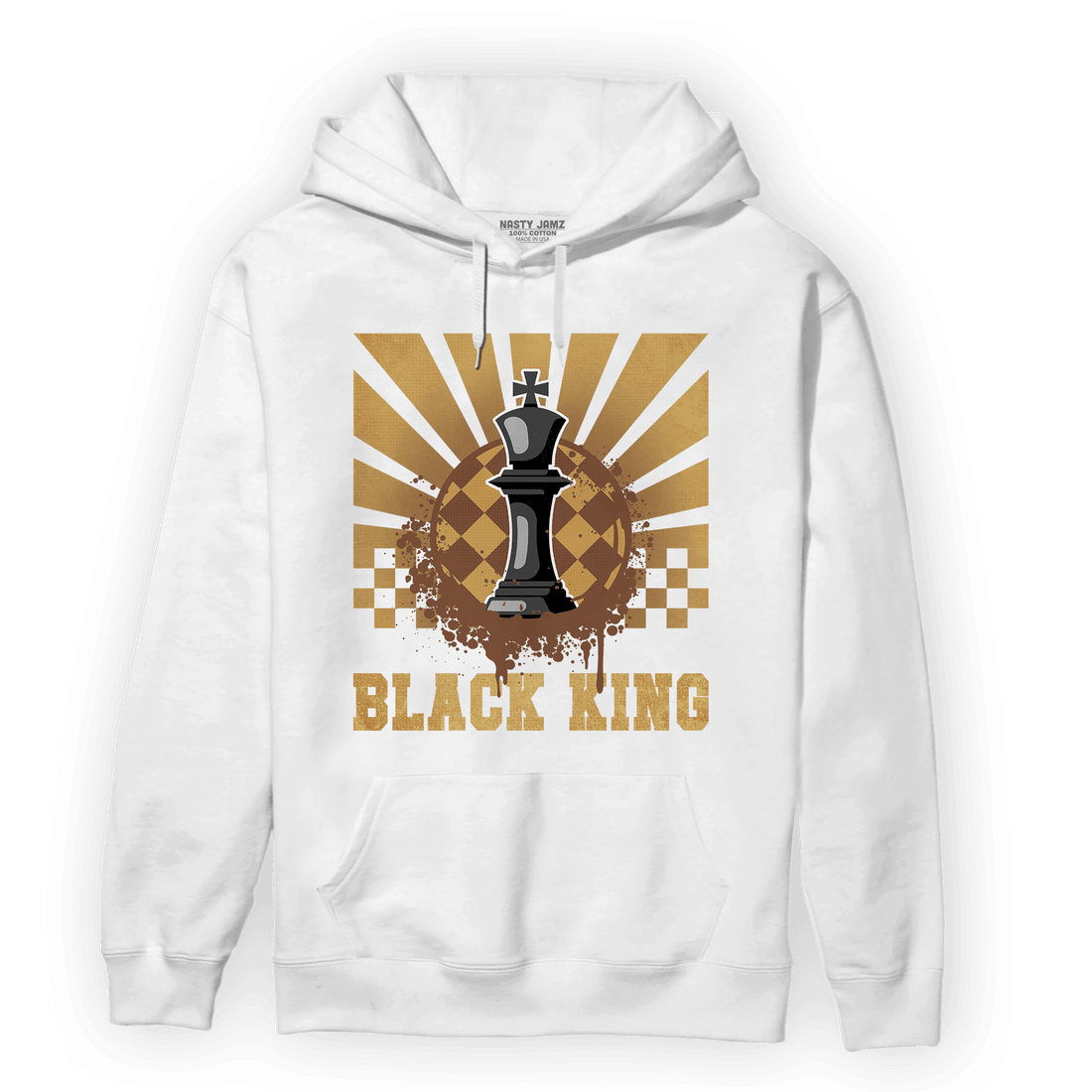 Cacao Wow 4s Hoodie Match Black King Collection - NastyJamz