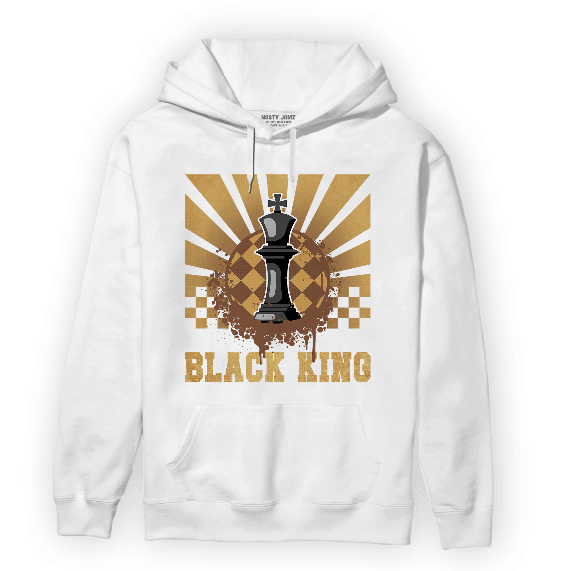 Cacao Wow 4s Hoodie Match Black King Collection - NastyJamz