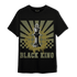 SE Craft Medium Olive 4s T Shirt Match Black King Collection - NastyJamz