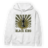 SE Craft Medium Olive 4s Hoodie Match Black King Collection - NastyJamz