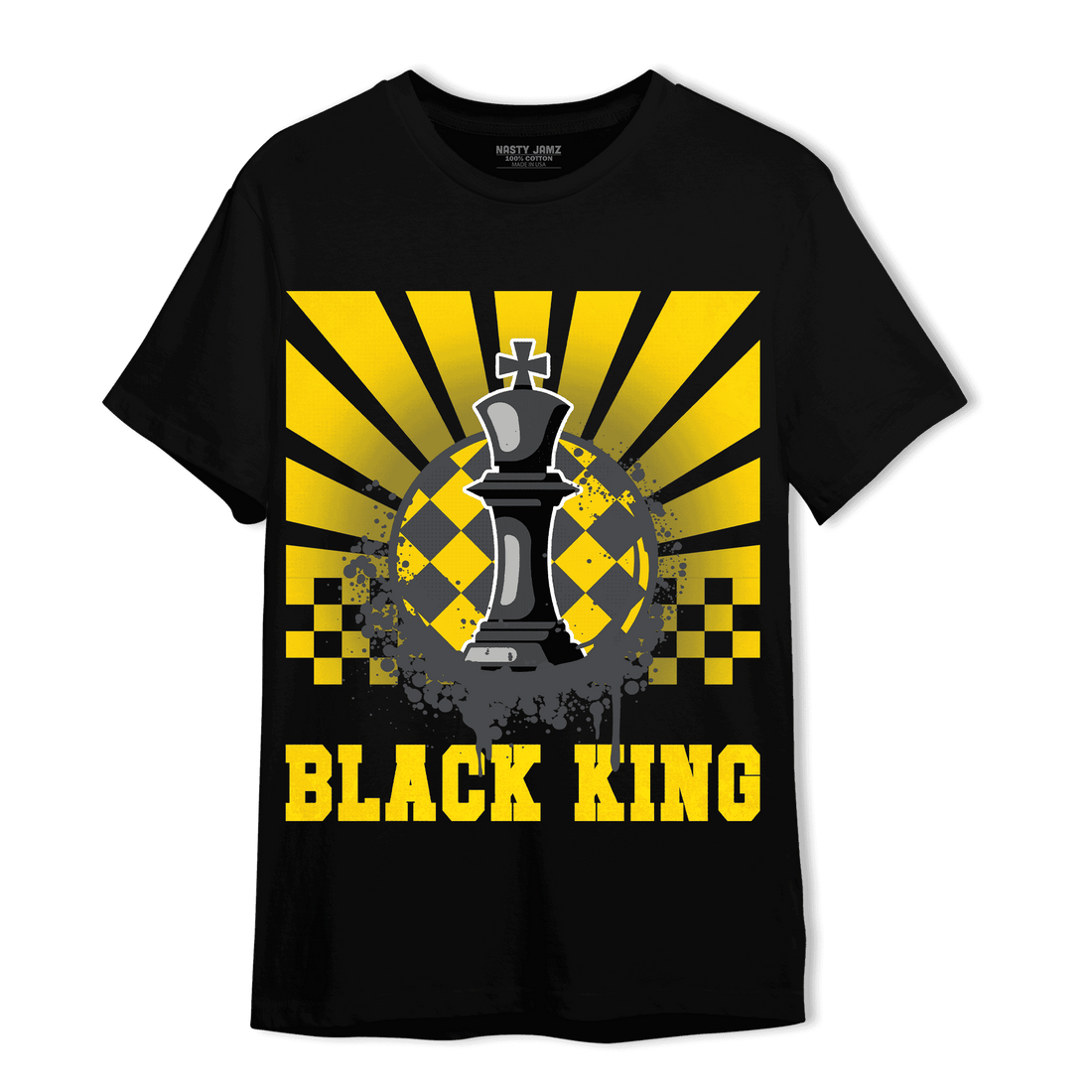 Thunder 4s T Shirt Match Black King Collection - NastyJamz