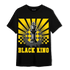Thunder 4s T Shirt Match Black King Collection - NastyJamz