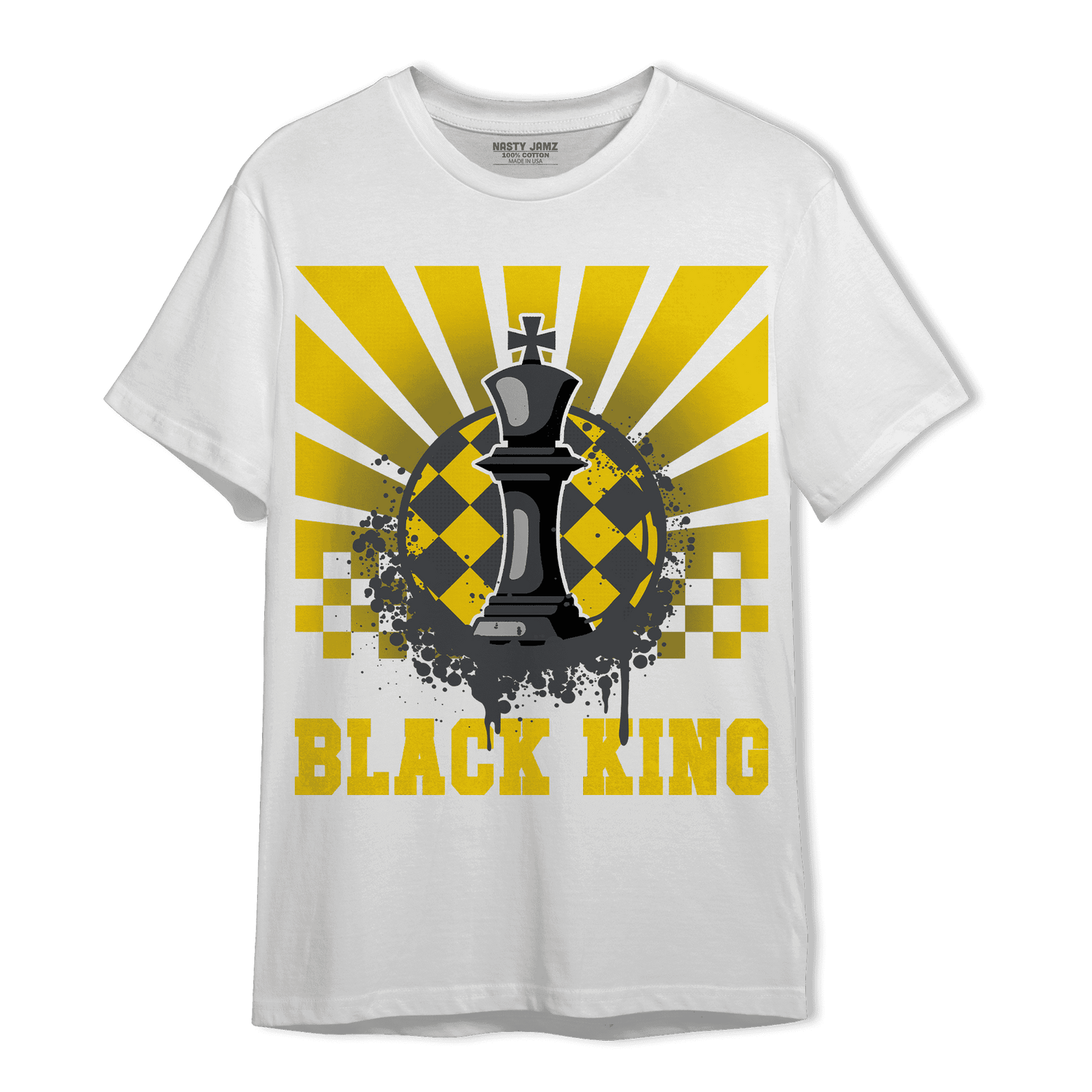 Thunder 4s T Shirt Match Black King Collection - NastyJamz