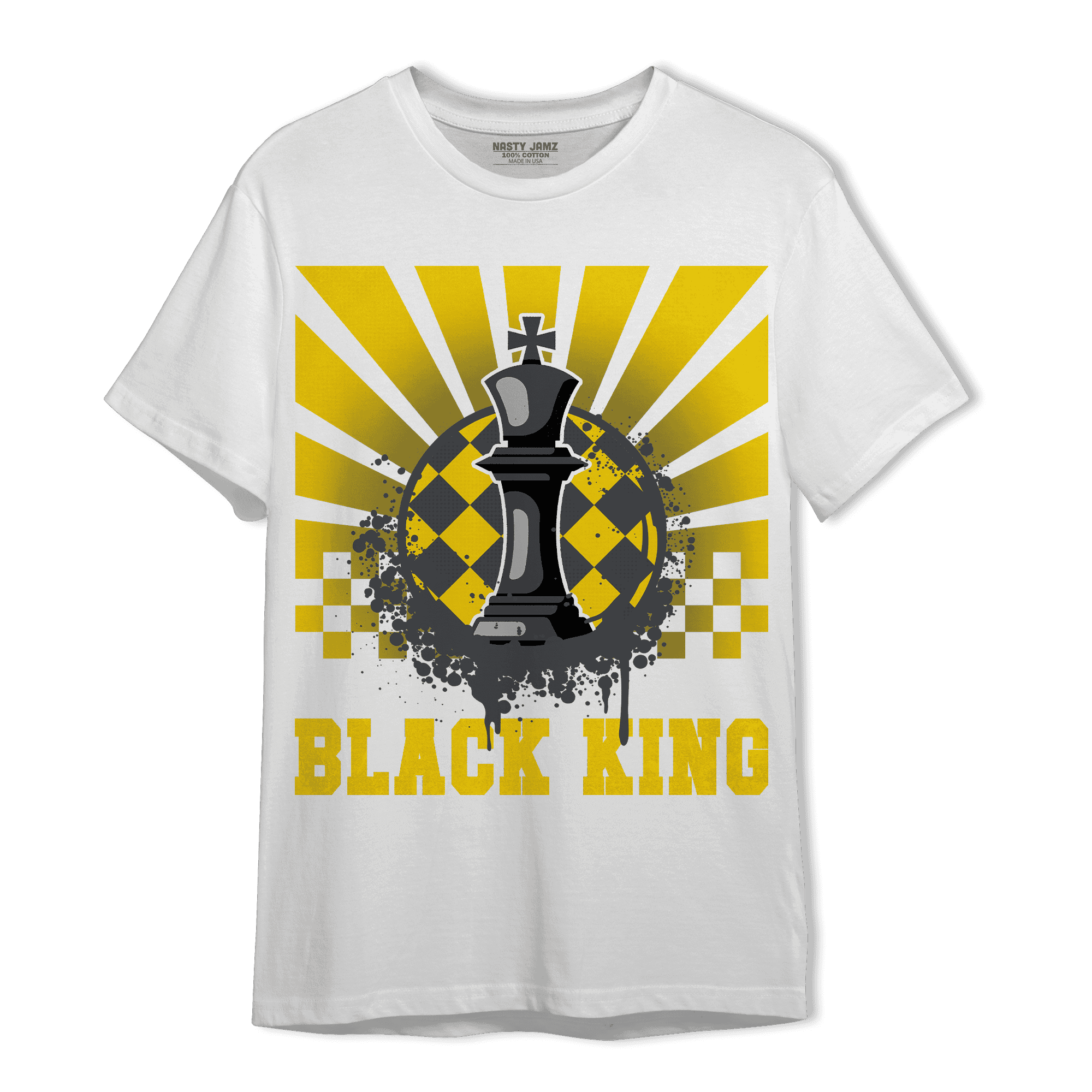 Thunder 4s T Shirt Match Black King Collection - NastyJamz