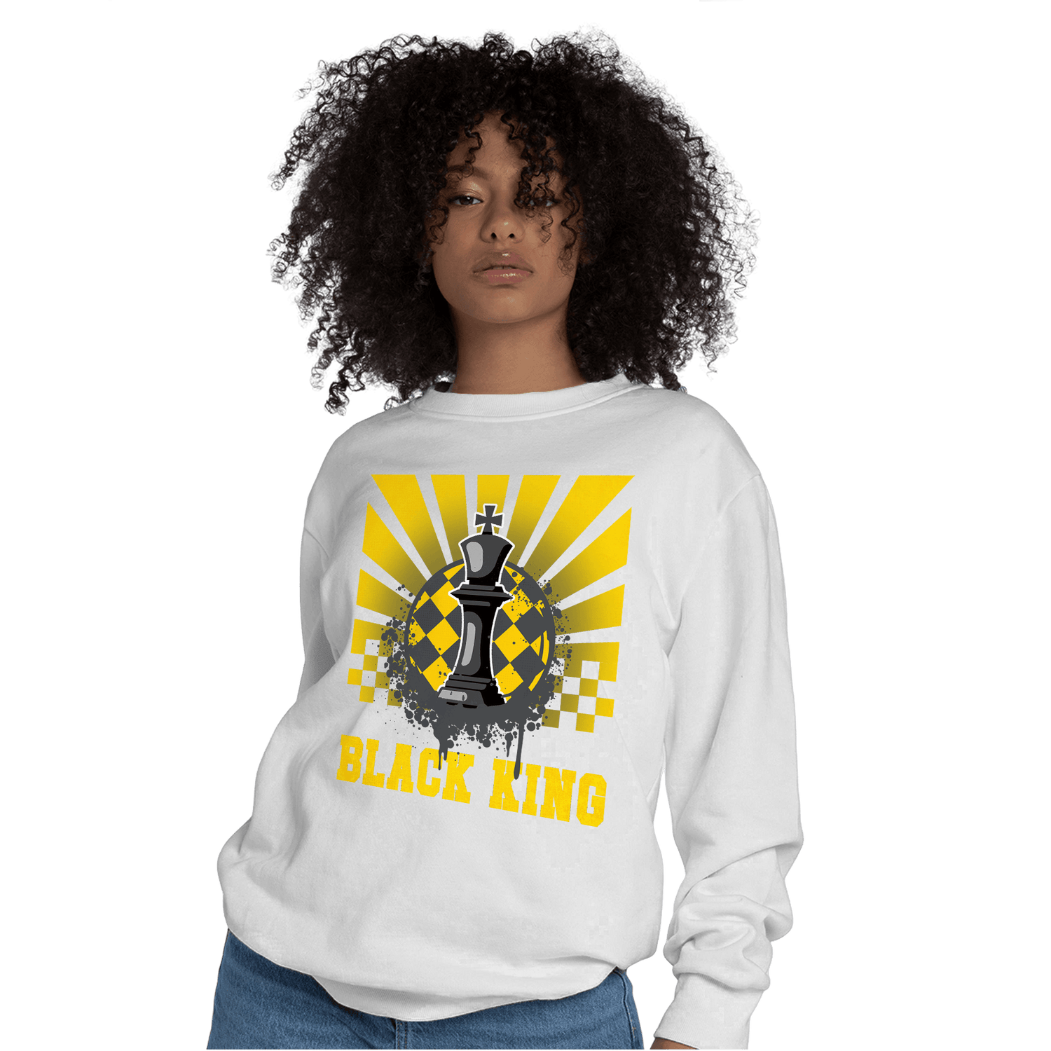 Thunder 4s Sweatshirt Match Black King Collection - NastyJamz