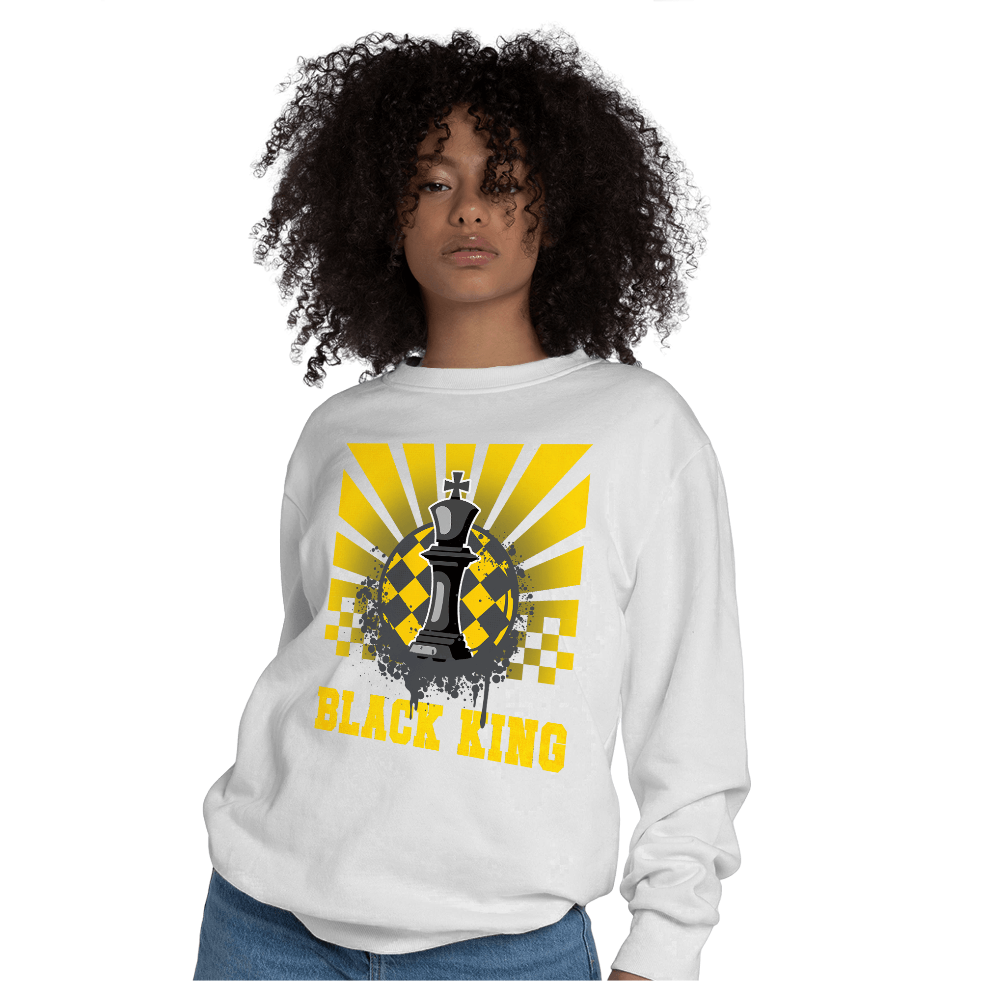 Thunder 4s Sweatshirt Match Black King Collection - NastyJamz