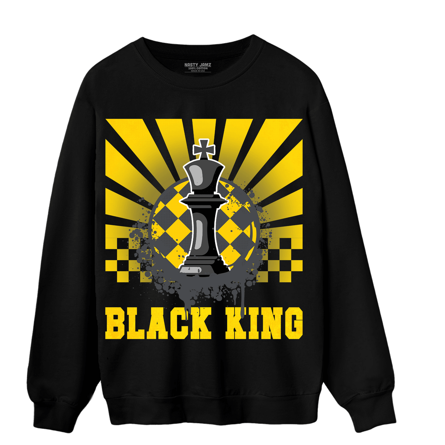 Thunder 4s Sweatshirt Match Black King Collection - NastyJamz