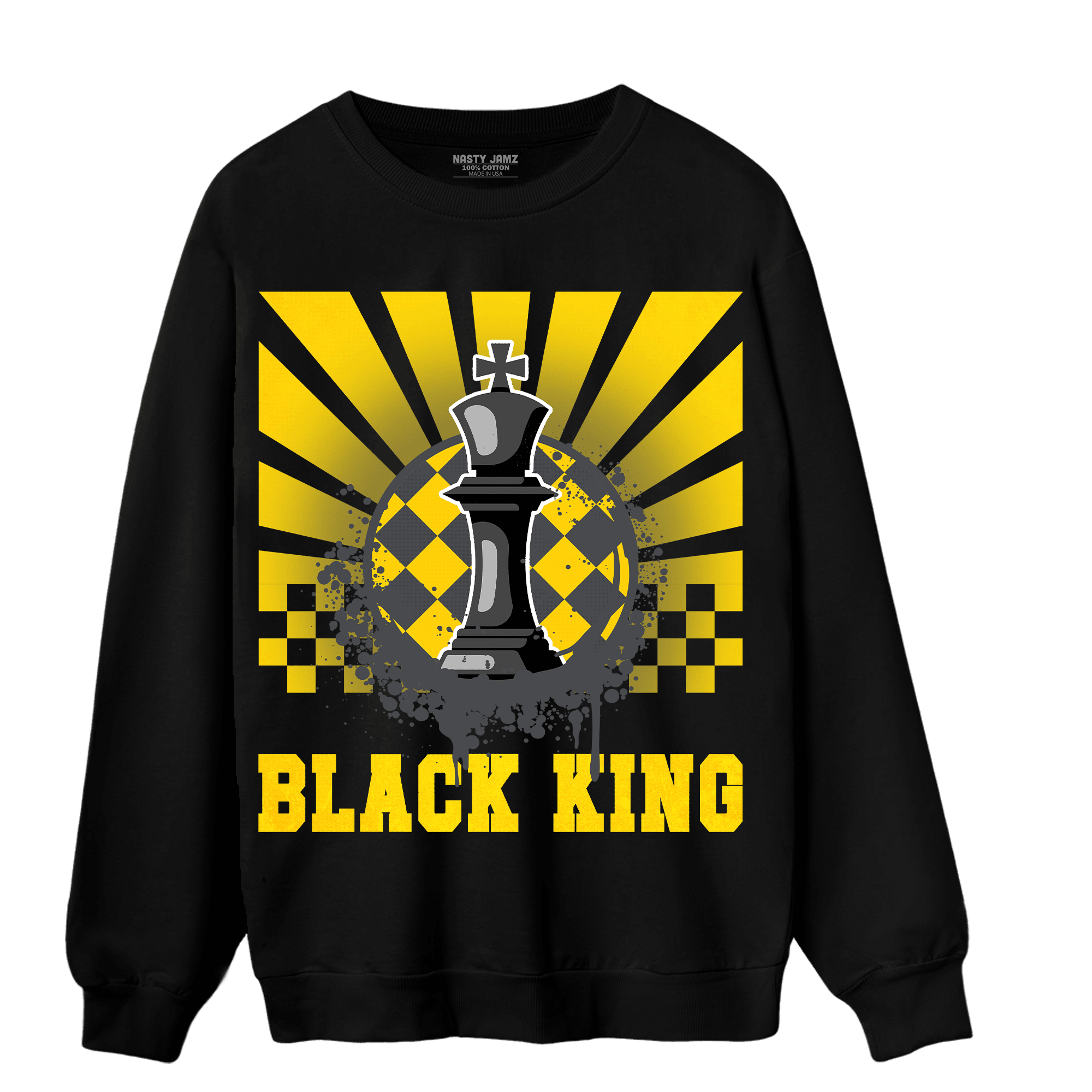 Thunder 4s Sweatshirt Match Black King Collection - NastyJamz