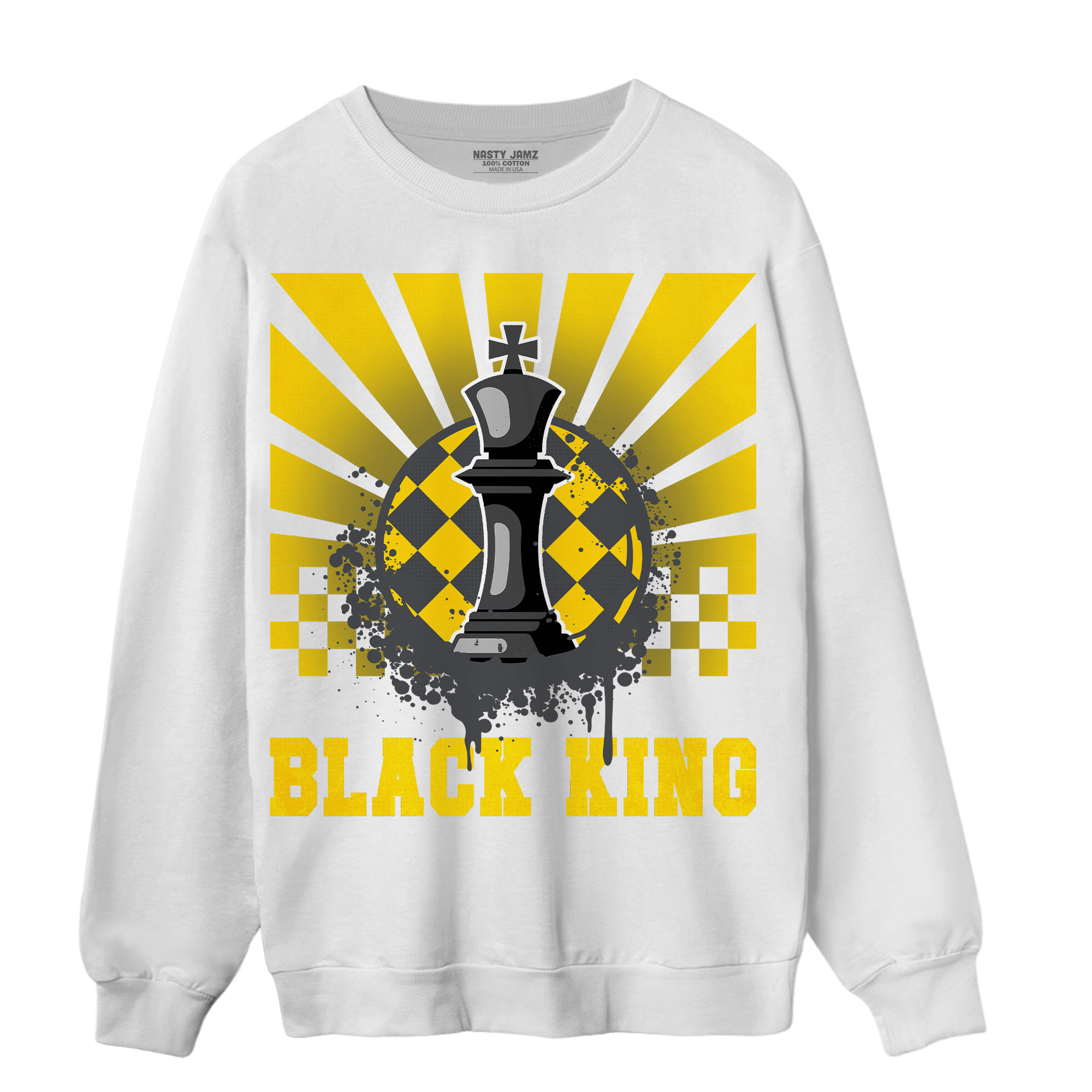 Thunder 4s Sweatshirt Match Black King Collection - NastyJamz