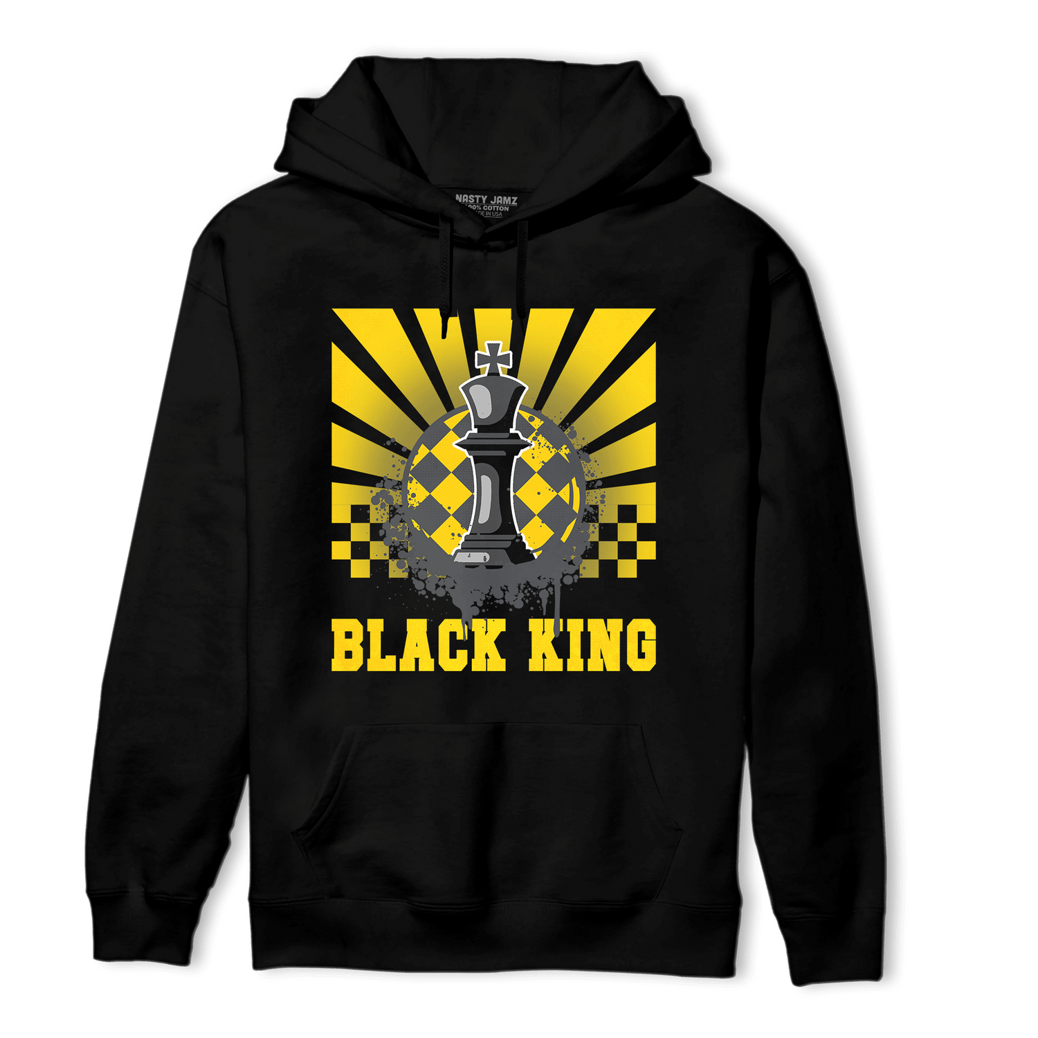 Thunder 4s Hoodie Match Black King Collection - NastyJamz