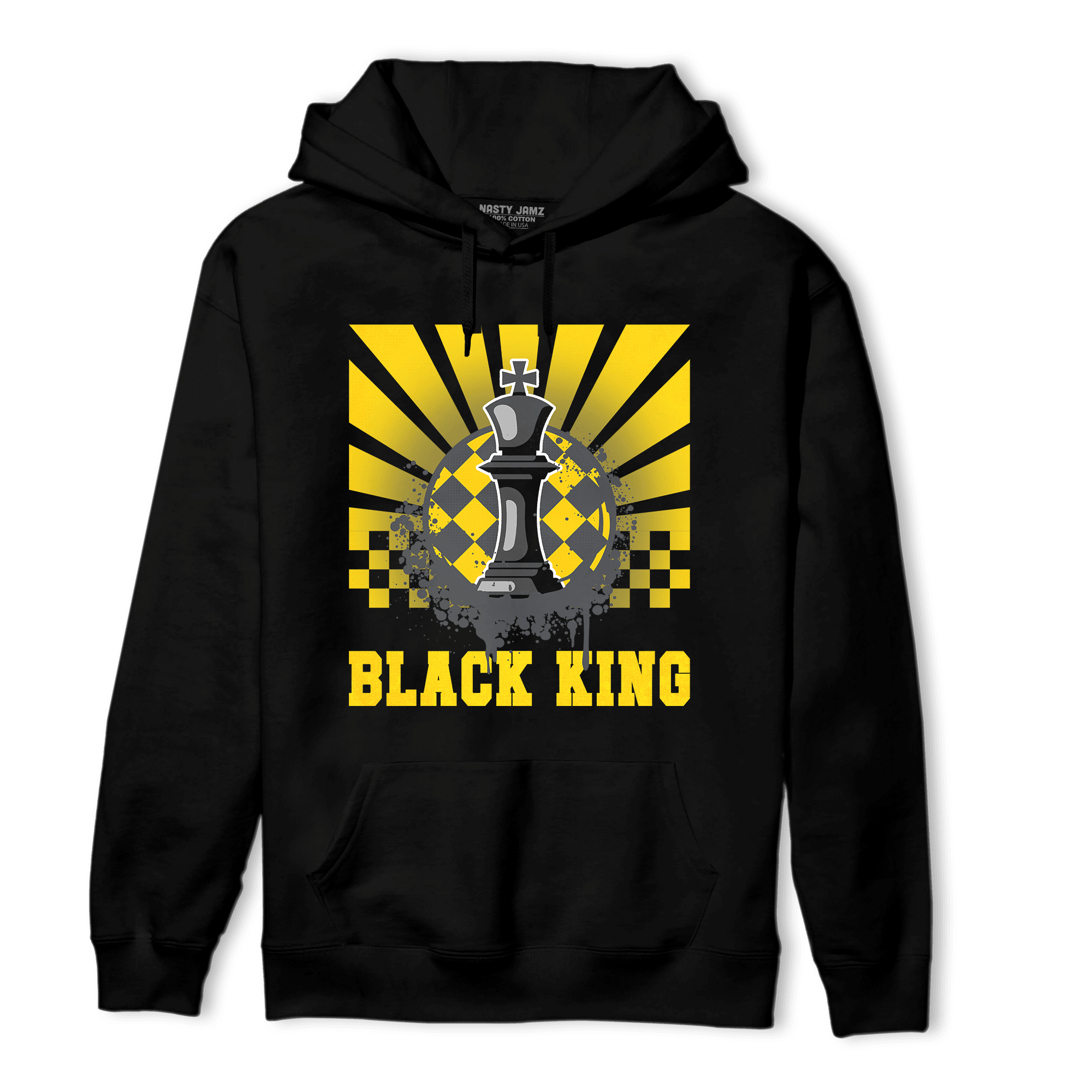 Thunder 4s Hoodie Match Black King Collection - NastyJamz