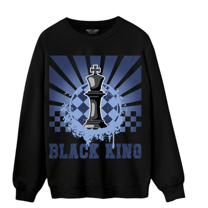 Midnight Navy 5s Sweatshirt Match Black King Collection - NastyJamz