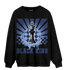 Midnight Navy 5s Sweatshirt Match Black King Collection - NastyJamz