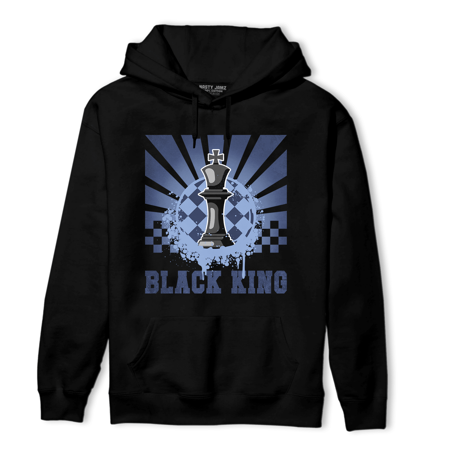 Midnight Navy 5s Hoodie Match Black King Collection - NastyJamz