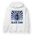 Midnight Navy 5s Hoodie Match Black King Collection - NastyJamz