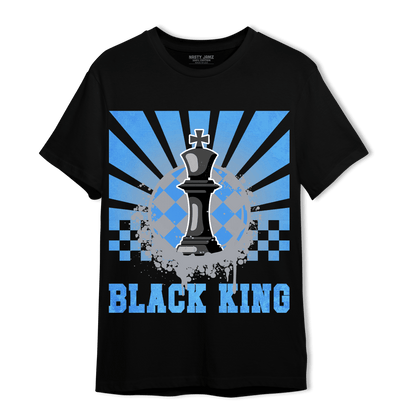 University Blue 5s T Shirt Match Black King Collection - NastyJamz