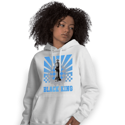 University Blue 5s Hoodie Match Black King Collection - NastyJamz