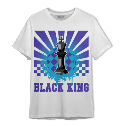 Aqua 6s T Shirt Match Black King Collection - NastyJamz