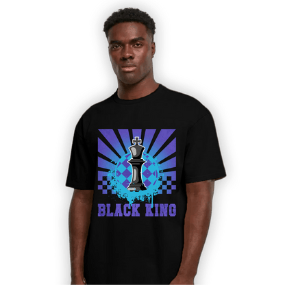 Aqua 6s T Shirt Match Black King Collection - NastyJamz