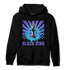 Aqua 6s Hoodie Match Black King Collection - NastyJamz