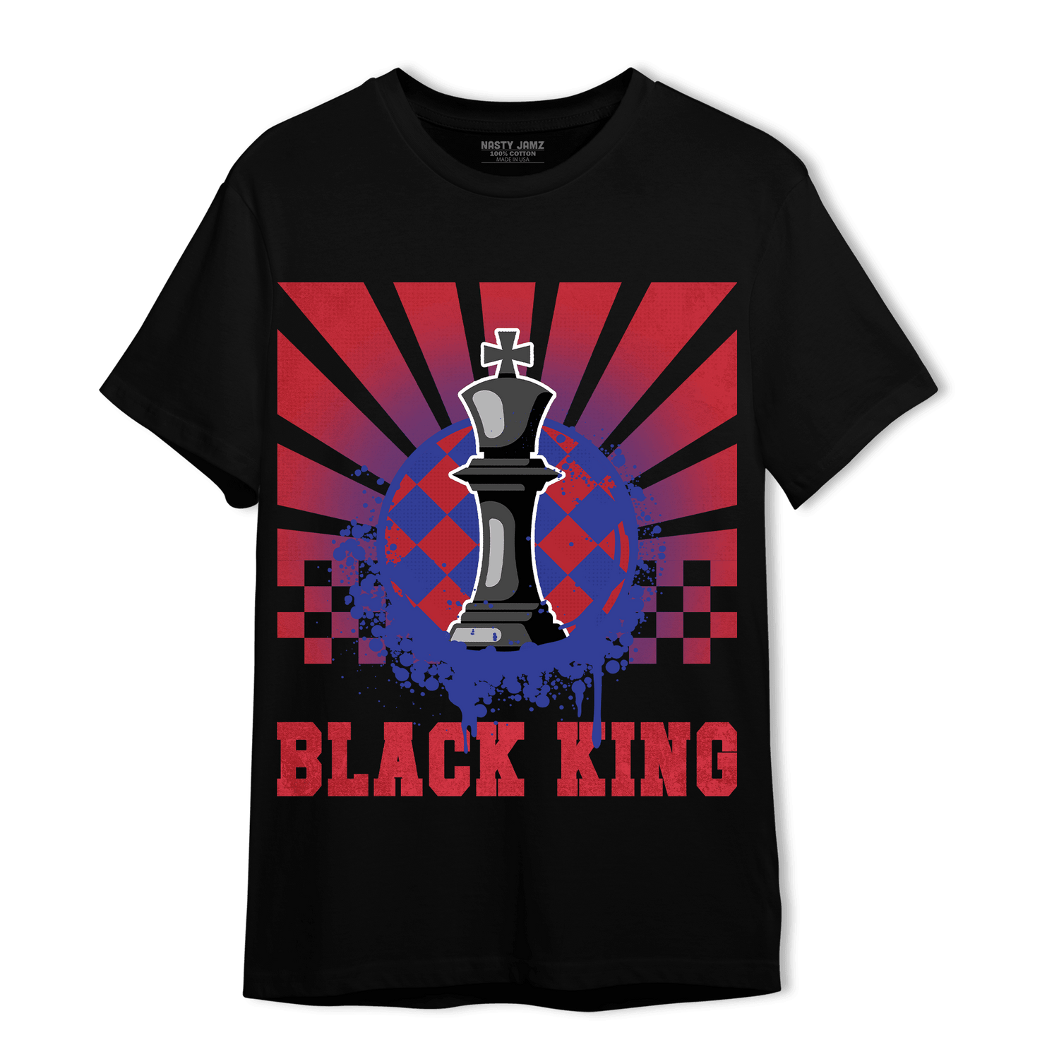 Playoffs 8s T Shirt Match Black King Collection - NastyJamz