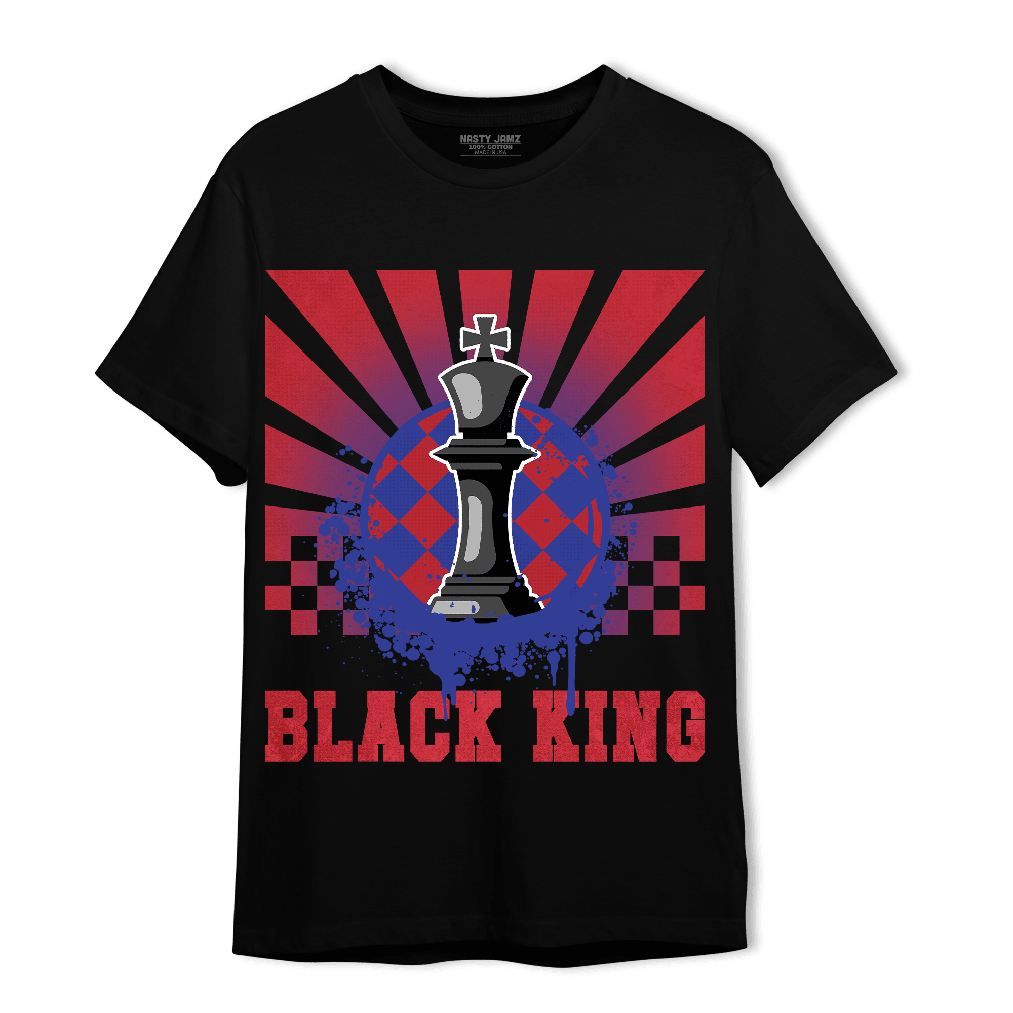 Playoffs 8s T Shirt Match Black King Collection - NastyJamz