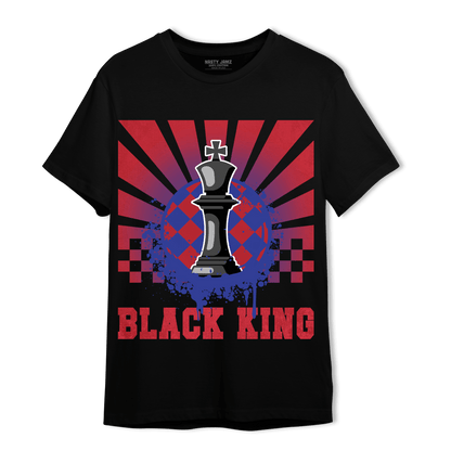Playoffs 8s T Shirt Match Black King Collection - NastyJamz