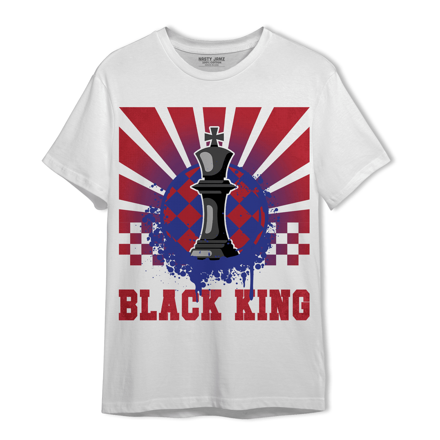 Playoffs 8s T Shirt Match Black King Collection - NastyJamz