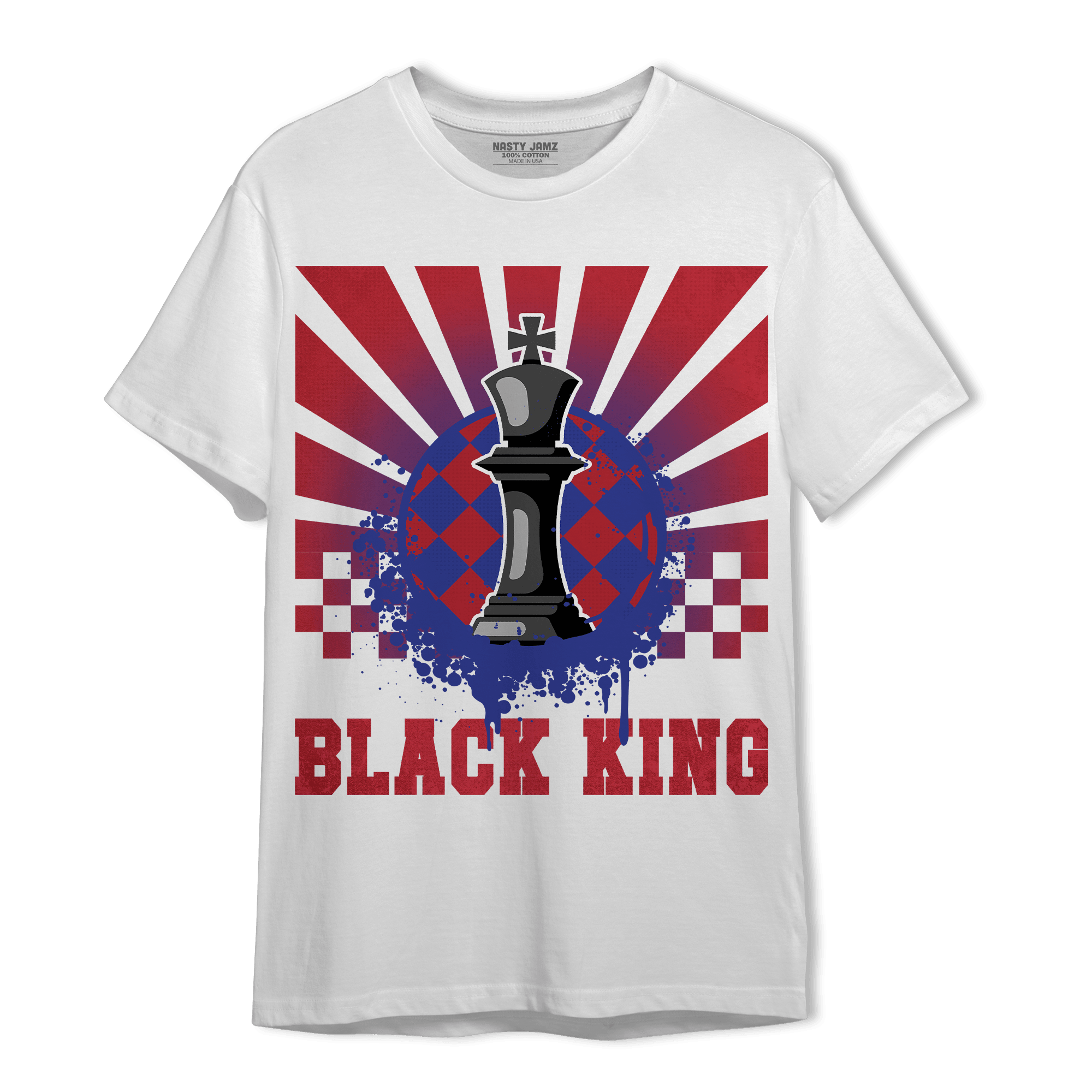 Playoffs 8s T Shirt Match Black King Collection - NastyJamz