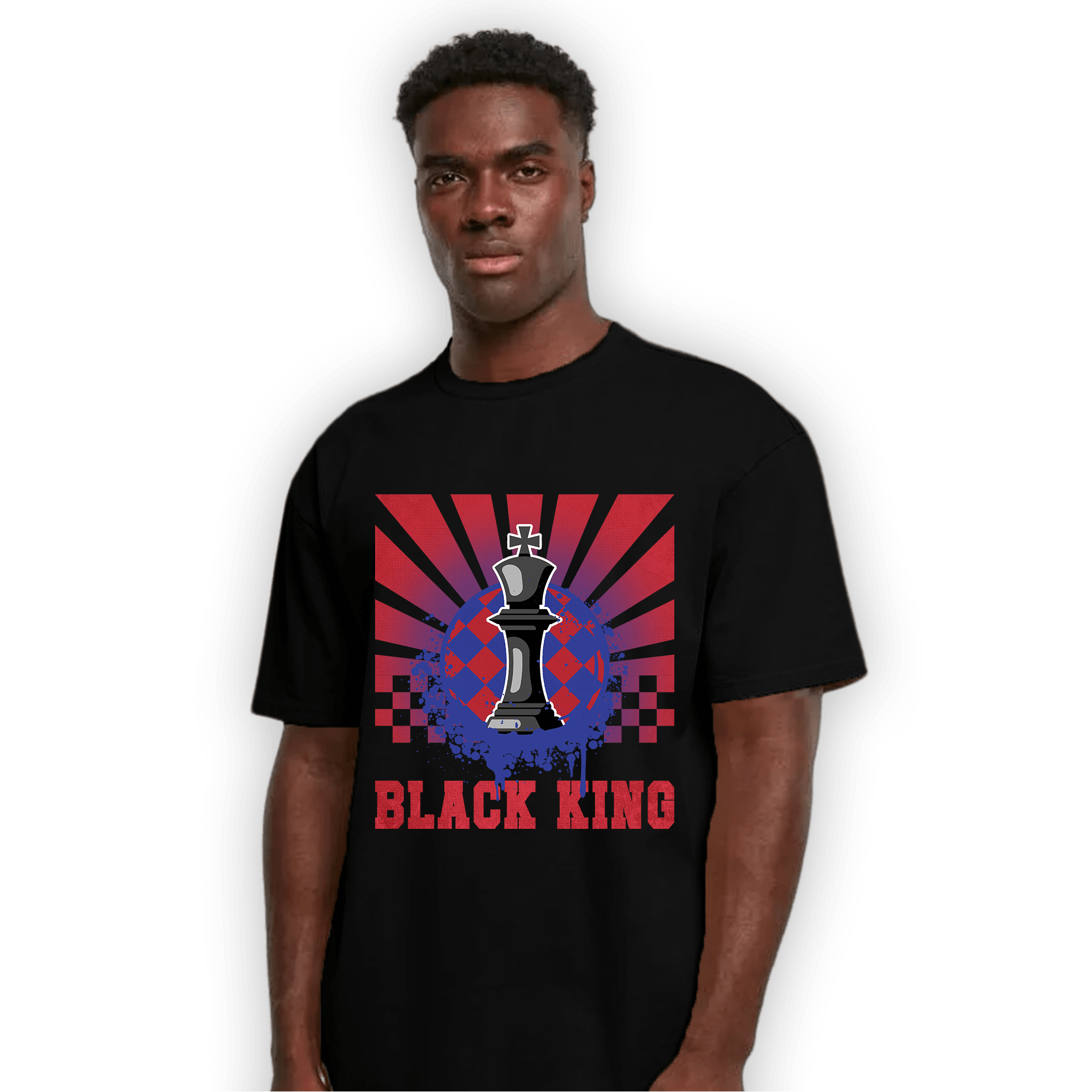 Playoffs 8s T Shirt Match Black King Collection - NastyJamz