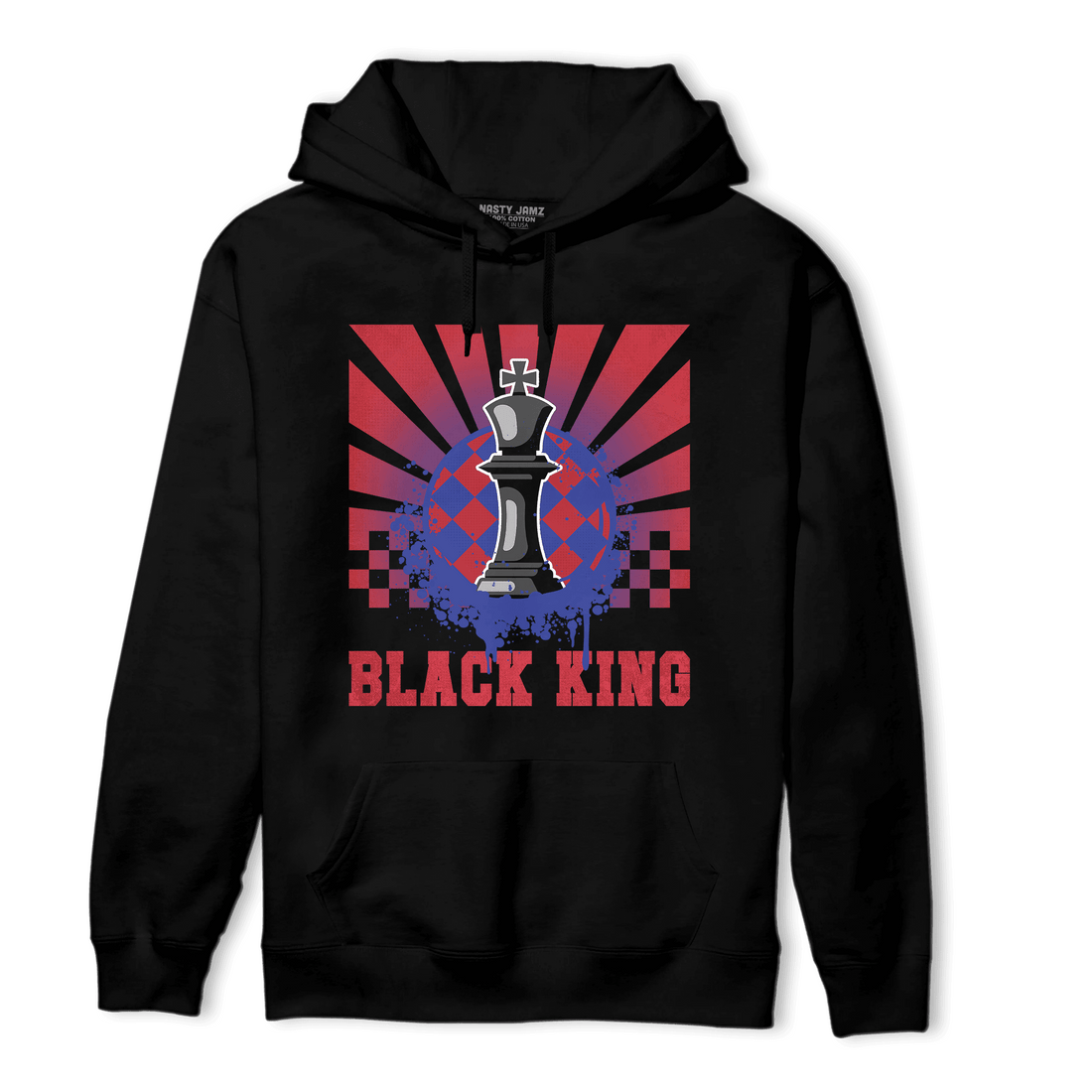 Playoffs 8s Hoodie Match Black King Collection - NastyJamz
