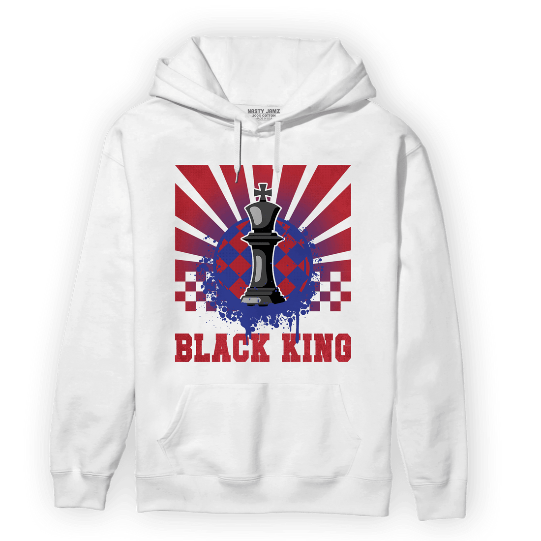 Playoffs 8s Hoodie Match Black King Collection - NastyJamz