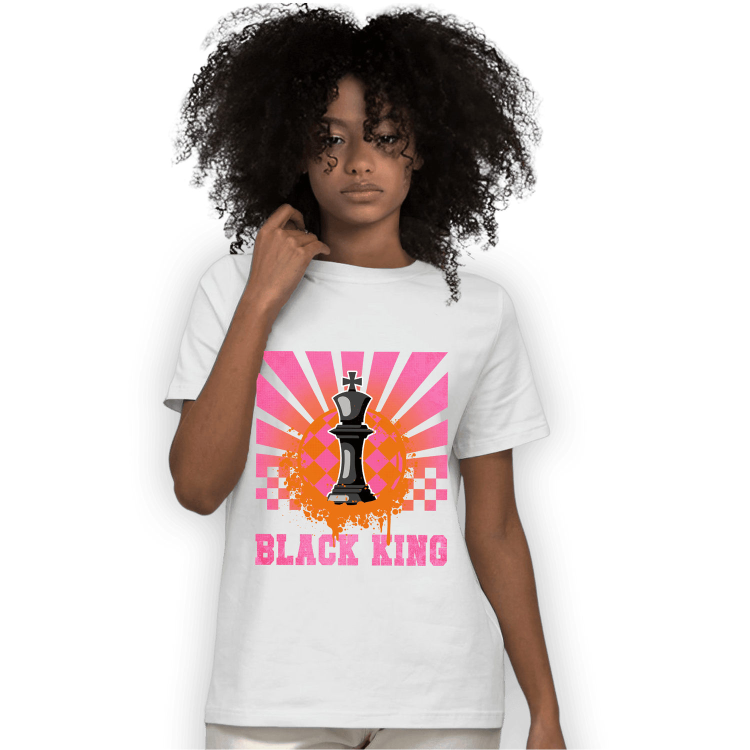 SB Dunk Blossom T Shirt Match Black King Collection - NastyJamz