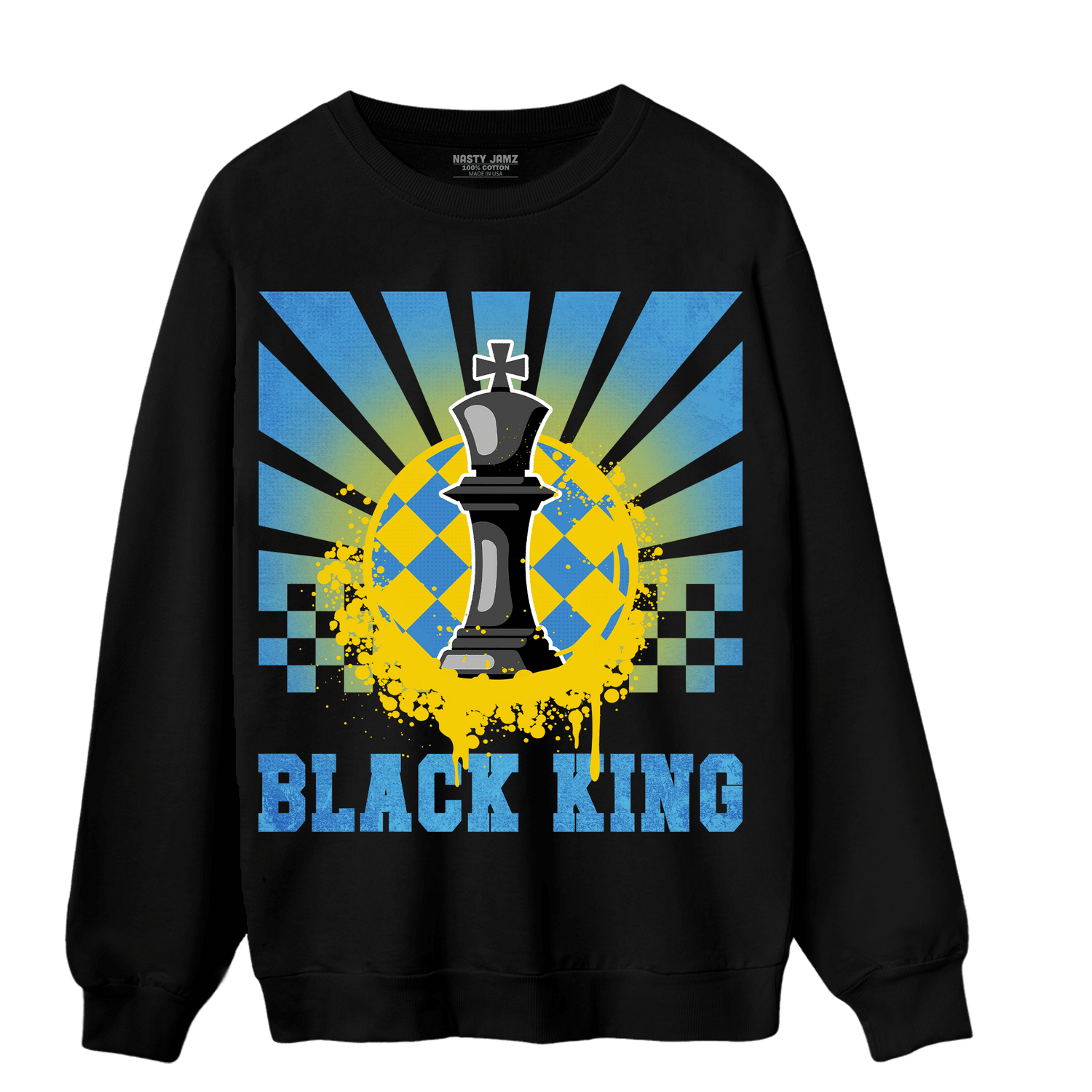 SB Dunk Bubbles Sweatshirt Match Black King Collection - NastyJamz