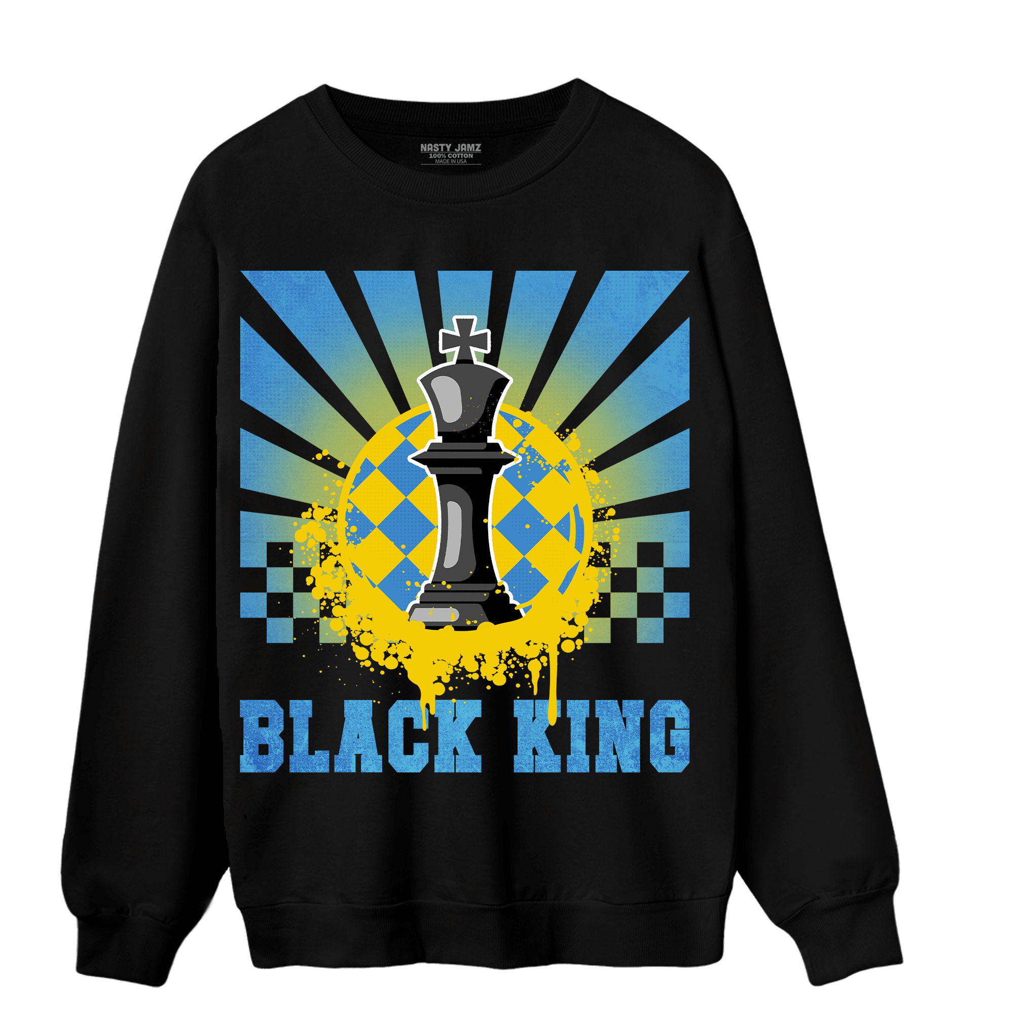 SB Dunk Bubbles Sweatshirt Match Black King Collection - NastyJamz