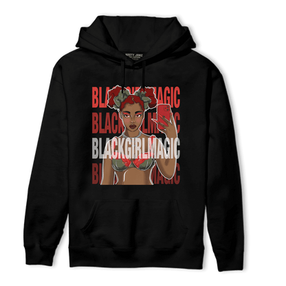 Dunk Low Mystic Red Hoodie Match Black Magic Girl Selfie - NastyJamz