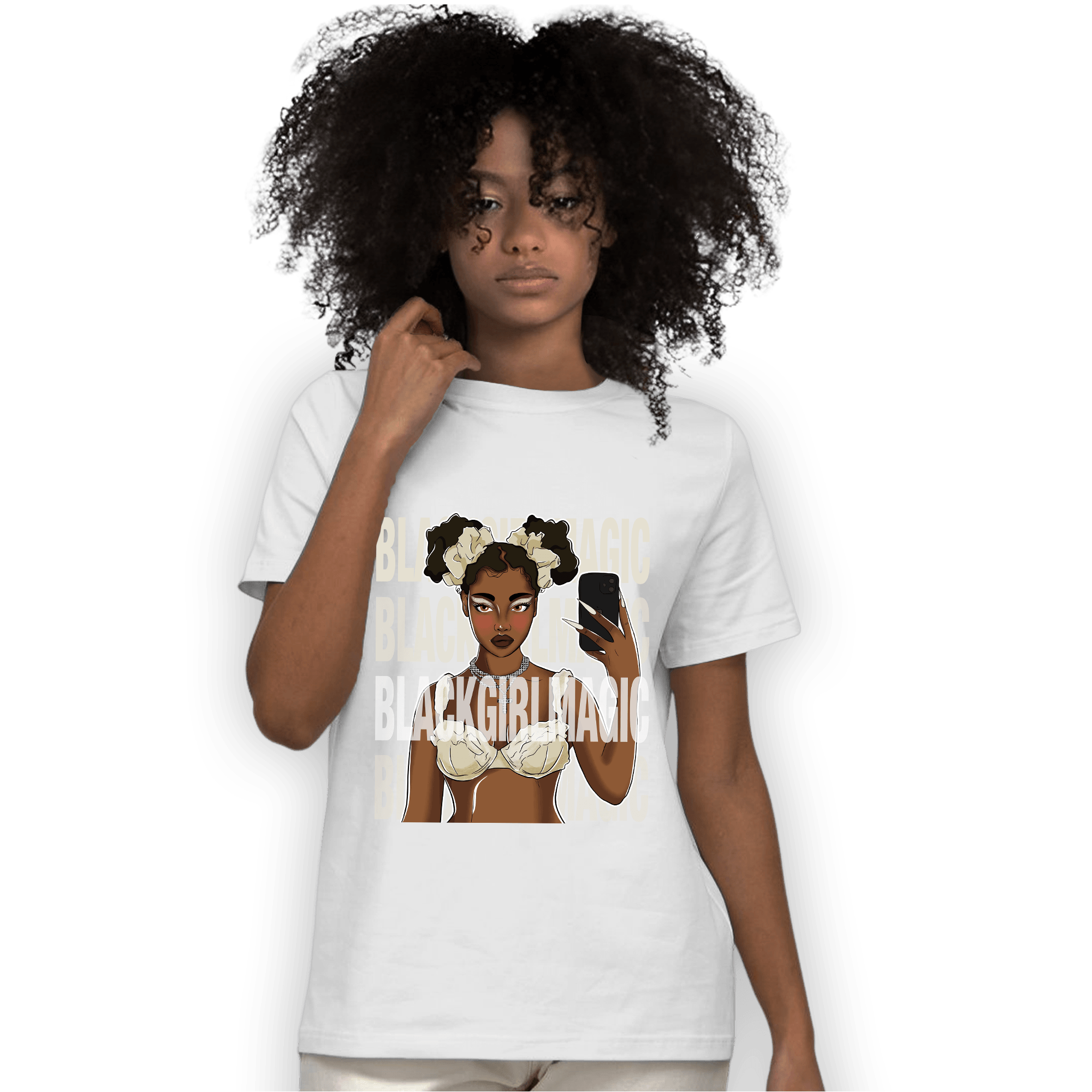 Gratitude 11s T Shirt Match Black Magic Girl Selfie - NastyJamz