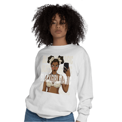 Gratitude 11s Sweatshirt Match Black Magic Girl Selfie - NastyJamz