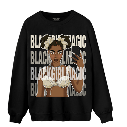 Gratitude 11s Sweatshirt Match Black Magic Girl Selfie - NastyJamz
