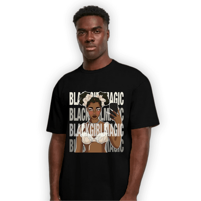Neapolitan 11s T Shirt Match Black Magic Girl Selfie - NastyJamz